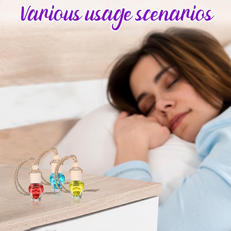 60 Pcs Hanging Car Air Freshener Car Diffuser Bottle Empty