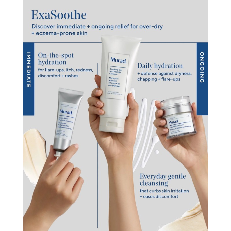 Murad ExaSoothe Daily Defense Cream For Face & Eyes 50ml