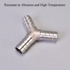 19mm Stainless Steel Y Pipe Connector 3 Way Hose Barb