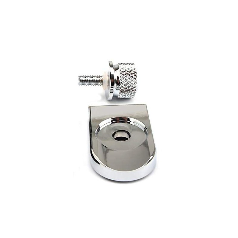 Chrome Rear Seat Screw Bolt Mount Knob Cover For Harley
