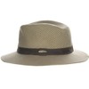 Panama Jack Perforated Packable Safari Hat - Khaki - Medium