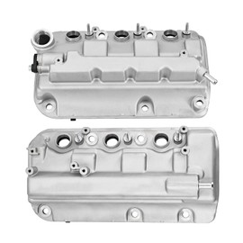 12310-R70-A00 12320-R70-A00 Front & Rear Aluminium Engine Valve Cover Compatible with Hon-da Accord Odyssey Pilot Ridgeline Crosstour 2008-2017, A-cura RDX TL 3.5L 3.7L 2012-2015