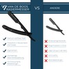 Van De BoosÂ® Rasiermesser-Set mit 100 Derby Wechselklingen - Hochwertiges