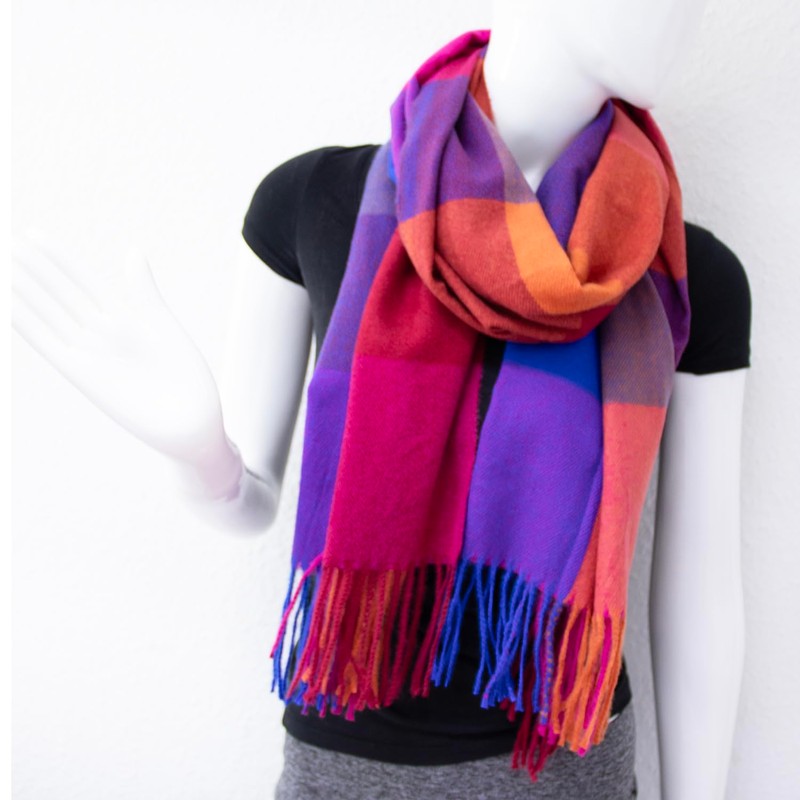 Gloop XXL Scarf Cuddly, Warm and Beautiful Women's Poncho Scarf