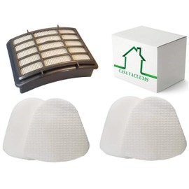 Casa Vacuums 2+1 Filter Kit for Shark Navigator Lift-Away NV350 NV351 NV352 NV355 NV356 NV360 NV370 NV357 NV391 NVLFT199 UV440 UV490CCO UV540 2 Foam + 2 Felt + 1 Hepa. Compare to XFF350 XHF350