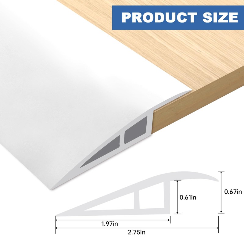 Vinyl Door Threshold Flooring Transition Strip Self Adhesive Carpet Edging