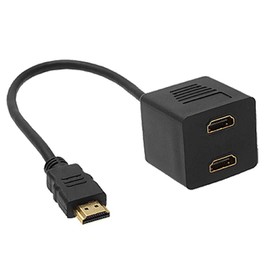 Astrotek v1.4 Male to 2X Female HDMI Splitter Cable, 15 cm