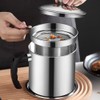 Stainless Steel Oil Strainer and Container Oil Storage Pot with