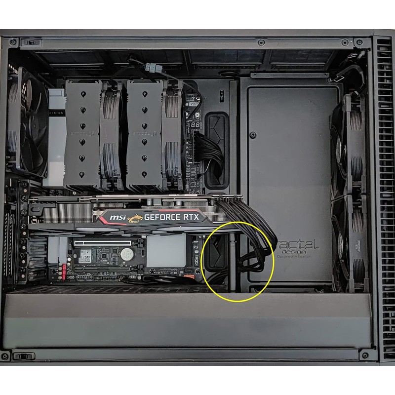 JZK Magnetic Graphics Card Stand with Adjustable Height from 7.2cm~12cm,