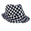 blinkee LED Flashing Fedora Hat with Checkered Sequins