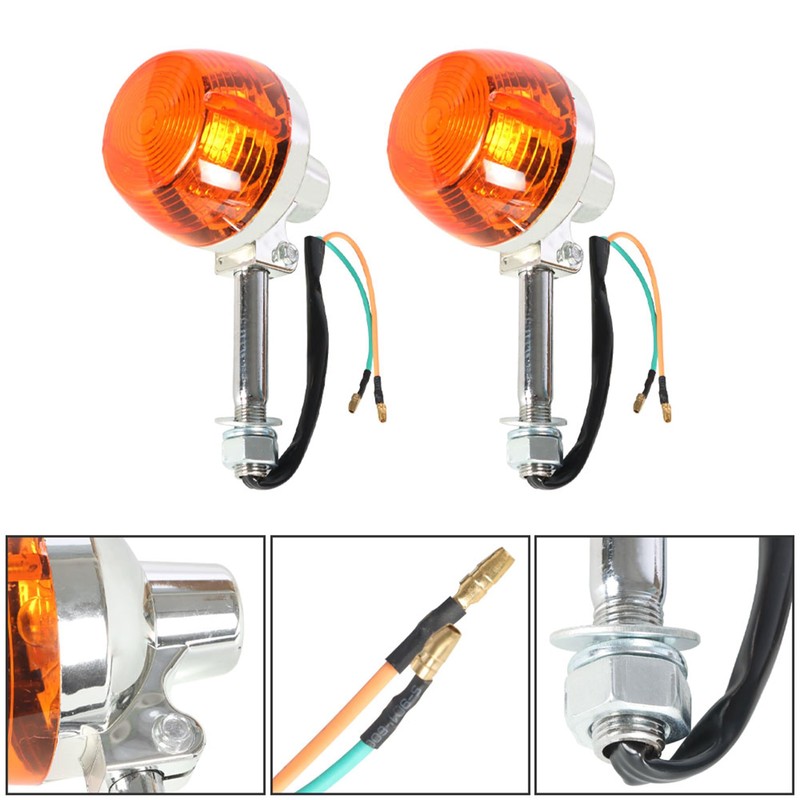 Thomletha 2 Pcs Motorcycle Turn Signal 12V Replacement for Honda