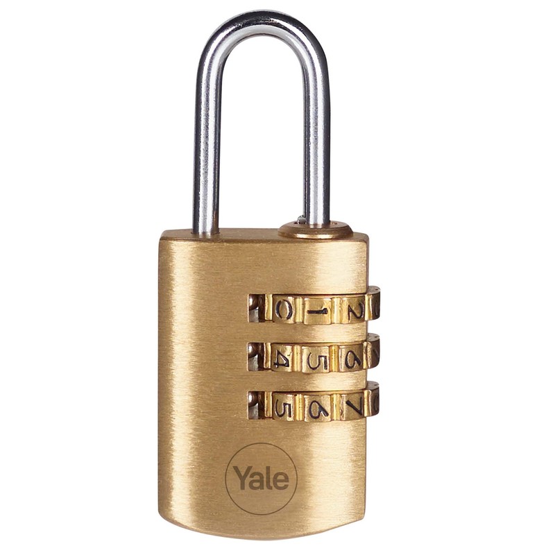 Yale 2 Pack Y150B/22/120/2 Brass Combination Lock