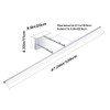 Aipsun 48 inch LED Vanity Lights Adjustable Bathroom Wall Light