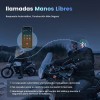 Gearelec Dk02 Audífonos Para Casco De Motos 2800mAh Bluetooth5.2 Impermeables