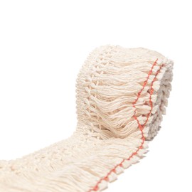 20 Yards 6cm Wide Cotton Tassel Fringe Trim, Boho Tassel Fringe Trim Sewing Tassel Ribbon Sewing Crafts for Home Curtain Clothing Dress Pillow DIY Home Curtain Clothing Dress Pillow Decoration