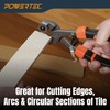 POWERTEC Wheeled Tile Nippers for Glass, Ceramic, Porcelain, and Mosaic