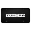 Au-TOMOTIVE GOLD Name License Plate for Toyota Tundra (Black on
