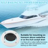 OJP 3876-3 Boat Self-Bailing Cockpit Mounted Scupper Valve Kit, 2-7/8-inch