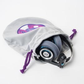 YAXI EARPADS for Koss PORTAPRO 3Pairs + Pouch (Black+Grey+Purple) + Pouch)