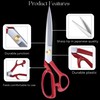 Professional Fabric Scissors - Heavy Duty Sewing Shears with High