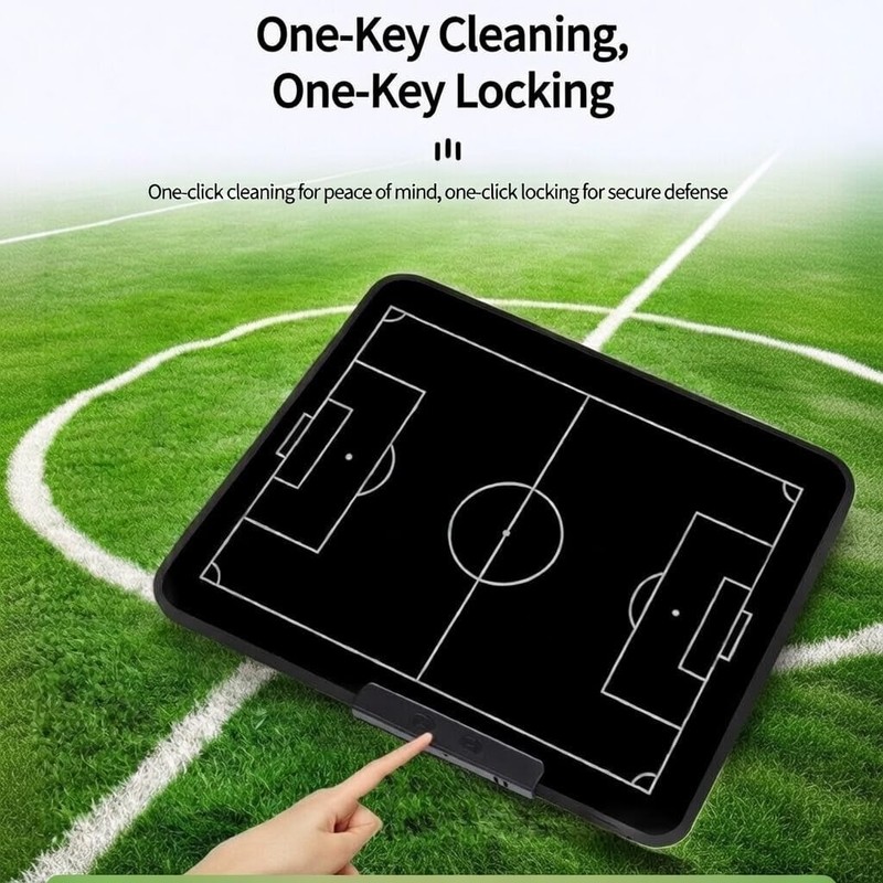 16“Double Side LCD Coaching Board Football Tactics Board