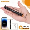 EverBrite 4PCS LED Pocket Pen Light Flashlight Aluminum Flashlight 8
