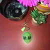 Popfizzy Bling Alien Keychain Accessories for Women and Girls, Rhinestone