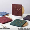 Driini Clocks Mid Century Modern Wall Clock - Square Wood