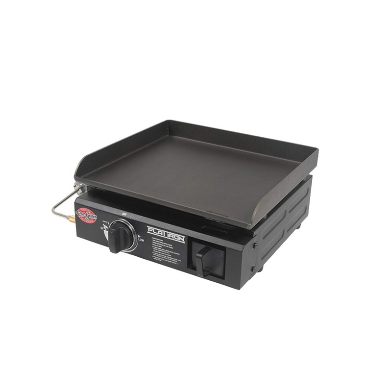 Char-Griller 8217 Flat Iron Portable Table Top 17” Gas Griddle