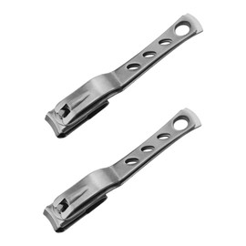 Healeved 2pcs Rotating Nail Clippers Kit Ergonomic Fingernail Toenail Trimmers for Easy Grooming Comfortable Grip Design for Home Travel Use