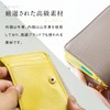 Mura's Goat Leather, Saffiano Leather, Women's, Bi-Color, Bi-Color, Anti-Skimming, Gray