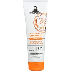 The Grandpa Soap Company Buttermilk Shampoo to Nourish Hair, Sulfate Free, Natural, Cruelty Free, 8 Ounce (Pack of 1)