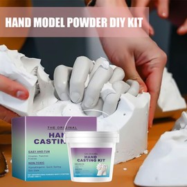 Hand Casting - Home Hand Casting Kit for Couples - Keepsake Handmade Craft Set Romantic Sculpture Mould for Wedding, Birthday & Her