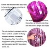 2 Pack 3.3 x 6.6 ft Pink Metallic Tinsel Foil