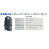 Beillen Dual Channel V-Mount/V Lock Battery Charger Compatible with All