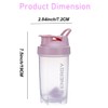 chenqi Protein Shaker Cup with Mixer Ball Gym Shaker Bottle