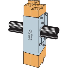Simpson Strong-Tie HSS2-2-SDS3 HSS Galvanized Stud Shoe for Double 2X, with Strong-Drive SDS Screws
