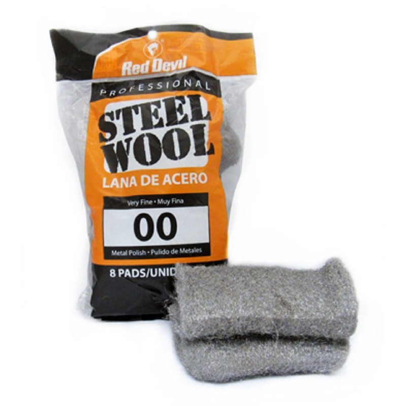 Red Devil 0322 Steel Wool, 00 Very Fine, (Pack of