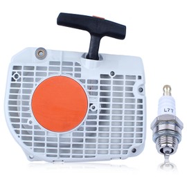 Atunee 11250802105 Recoil Starter Assembly for Stihl MS340 MS360 034 036 Chainsaw with Spark Plug Replace 1125-080-2105