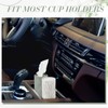 Kosiz 8 Pcs Car Tissue Holder with Facial Tissues Bulk,