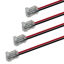 OUMICCARD Car Door Handle Light Red LED Ambient light 12V Door Bowl Decorative Light Warning Light Small Size Easy Installation Universal Small Car Ship Use (4PCS)