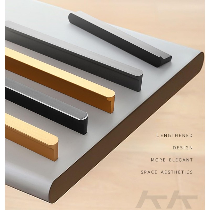 Shozafia 5 Pack Gold Cabinet Pulls - Brushed Brass Kitchen