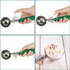 Servidor para bolas de helado acero inoxidable extra large con