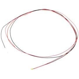 Audiofan Wired LED SMD Wire 0402 Chip LED Light Micro Landscape Train Model Building Model Model Lighting Accessories Approx. 0.04 x 0.02 x 0.02 inches (1 x 0.5 x 0.4 mm), Wire Length: Approx. 11.8