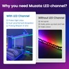 Muzata 5Pack 3.3FT/1M LED Channel Aluminum U Shape Silver LED