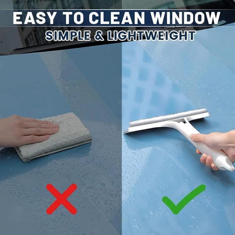 3 in 1 Window Cleaning Scraper, 2025 New Squeegee for