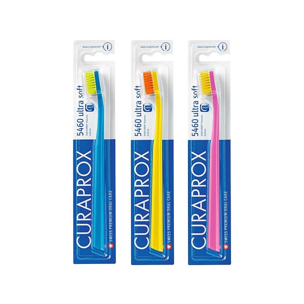 Craprox CS5460 Ultra Soft Toothbrush, 5,460 Pieces, Assorted, Blister Pack, 3 Pack Bundle