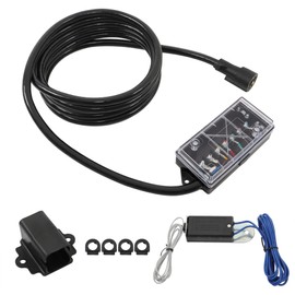 GXYWADY 7-Way 7-Pin Trailer Cable-16FT Trailer Connection Line with Junction Box and Wiring Harness Kit