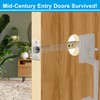 5" Backset Entry Door Latch Fits 19/64" (7.6mm) Square Interface