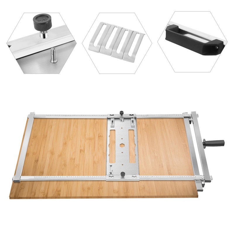 7" Electricity Circular Saw Trimmer Machine, Stainless Steel Edge Guide